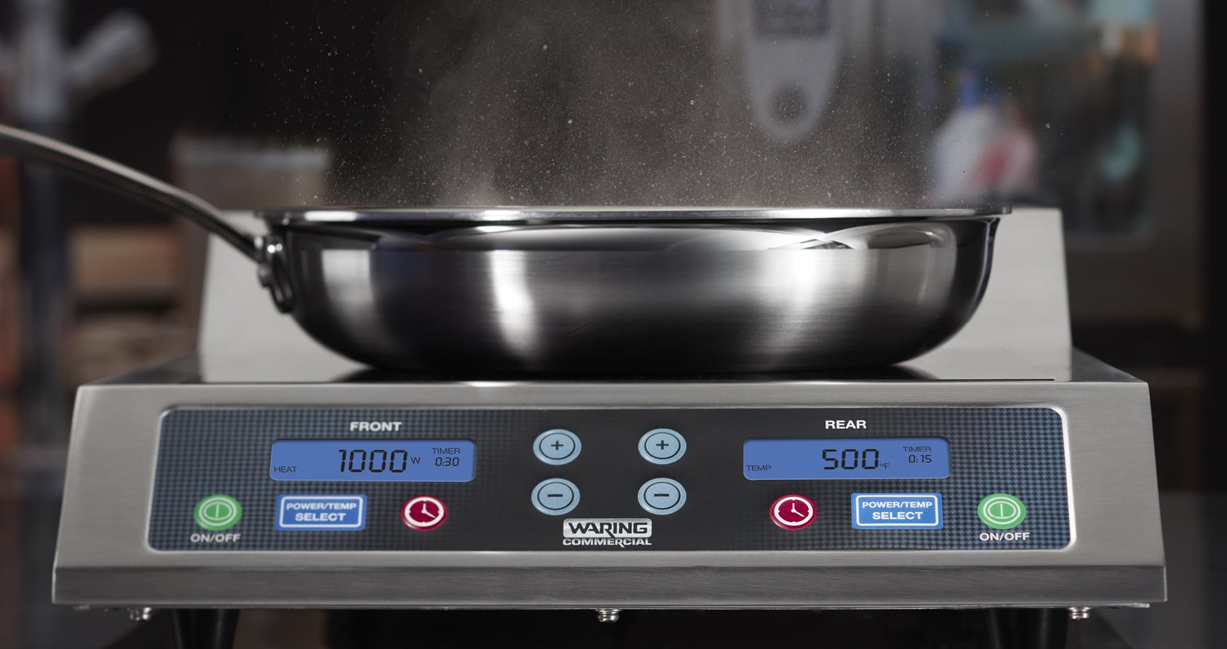 Waring Commercial WDB600 HeavyDuty Commercial CastIron Double Burner