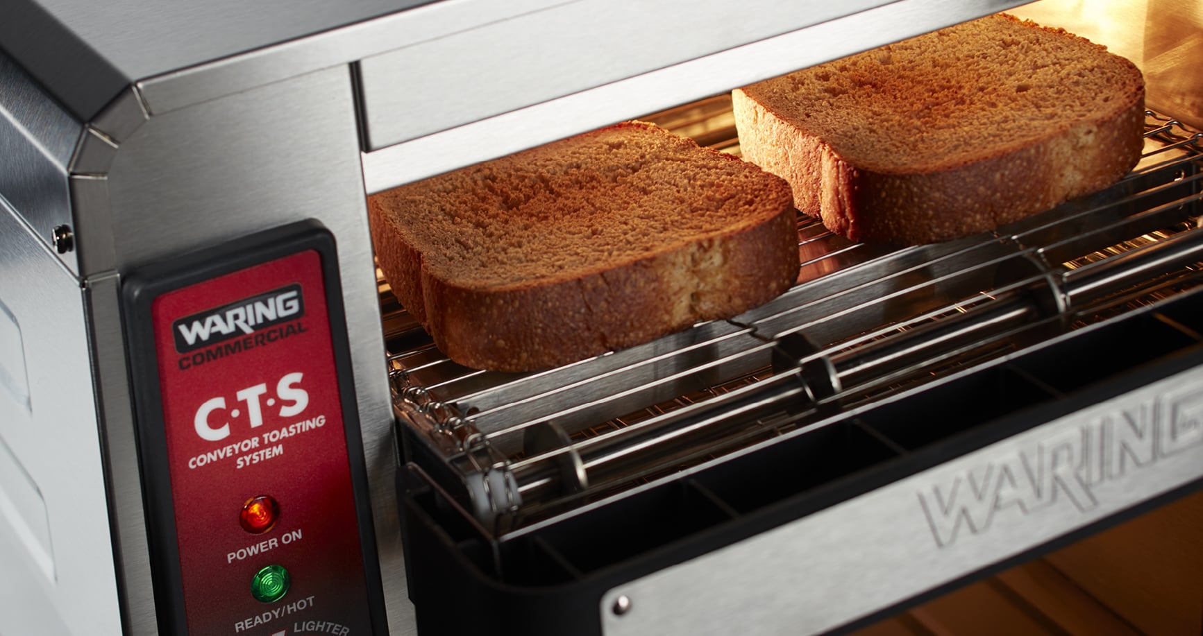 Waring Commercial Light-Duty 4-Slice, 2-Slot Toaster