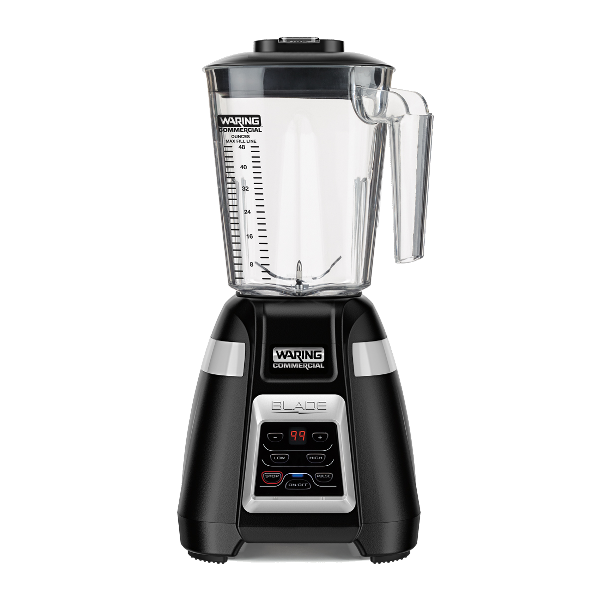 Waring Commercial Blade Series 1-HP Blender with Electronic Touchpad  Controls and 99-Second Countdown Timer