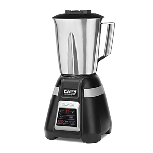 Waring Commercial Reprogrammable Hi-Power Blender with Sound Enclosure and 64  oz. Stainless-Steel Container