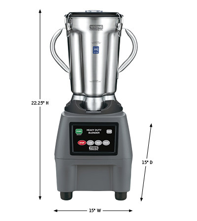 Waring Commercial 1-Gallon, 3-Speed Food Blender with Copolyester