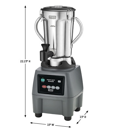Waring Commercial One-Gallon 3.75 HP Food Blender with Spigot