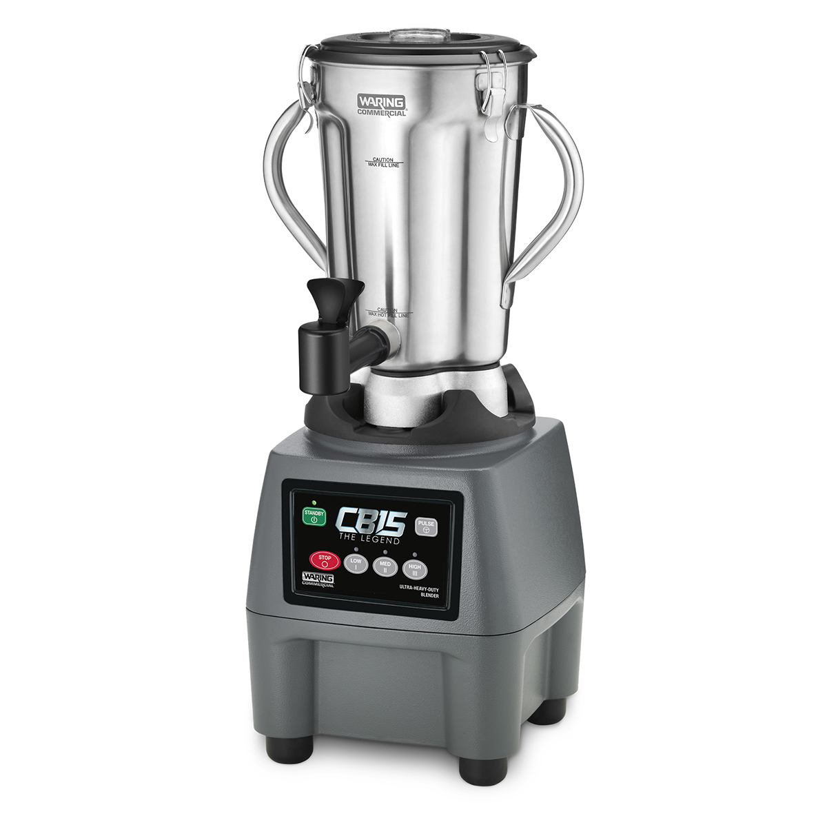 Waring CB15 Heavy-Duty 3-3/4 HP 3-Speed Food Blender with 1-Gallon
