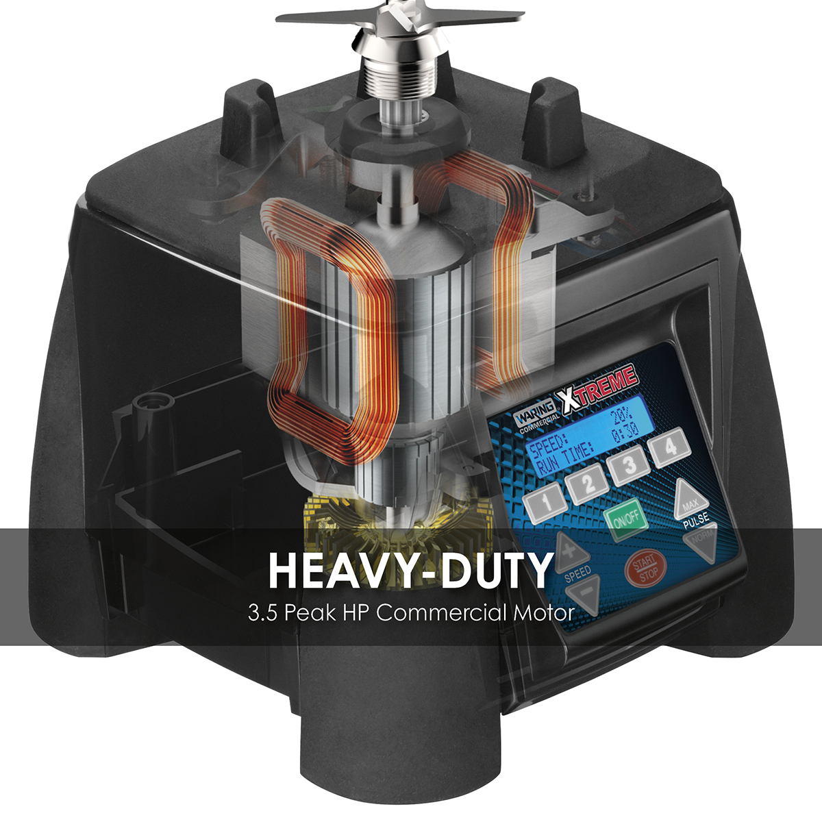 BUCHYMIX Ultra-Heavy-Duty SOUNDPROOF Super Blender with 2.5 Liter
