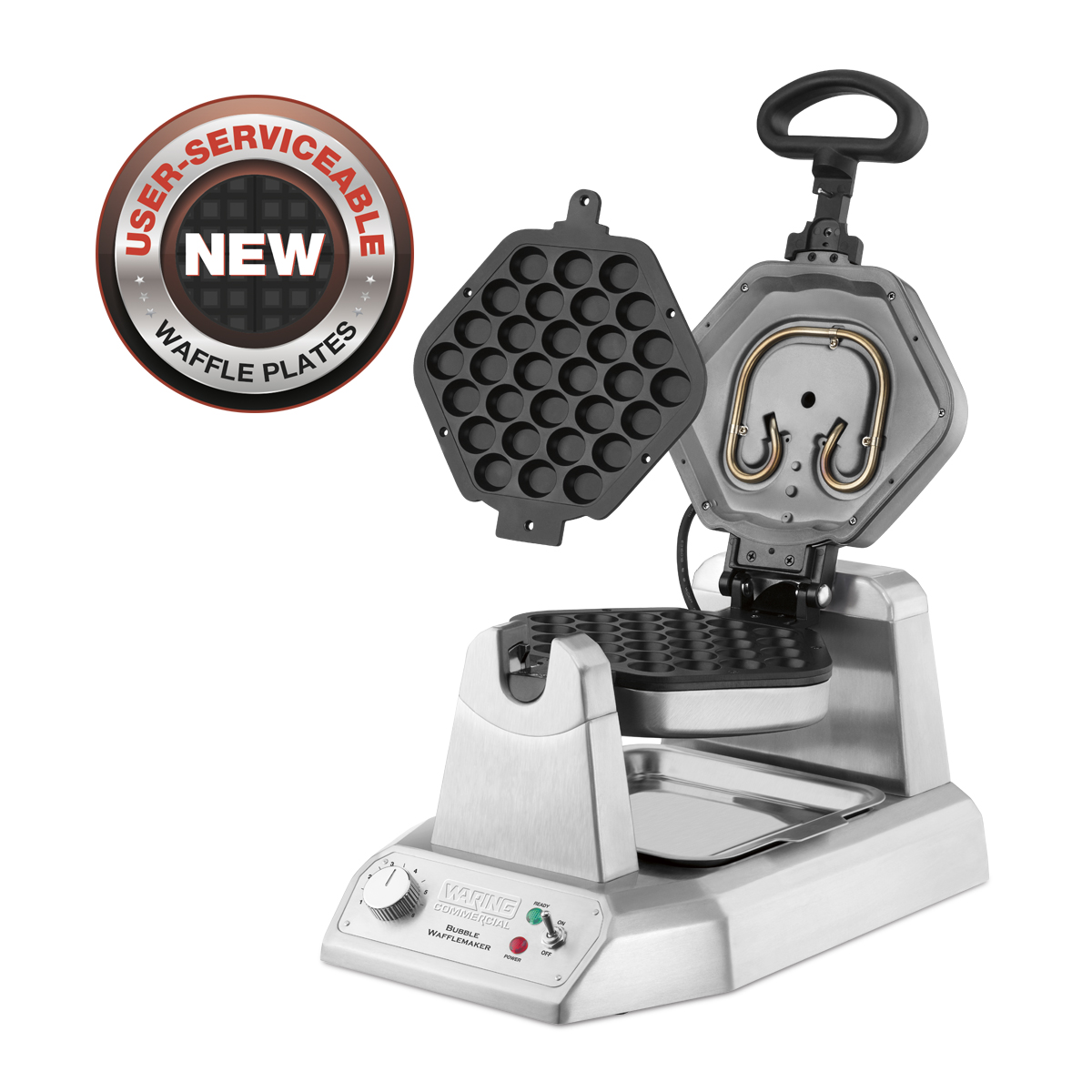 Waring WBW300X Bubble Waffle Maker - 120V, 1200W