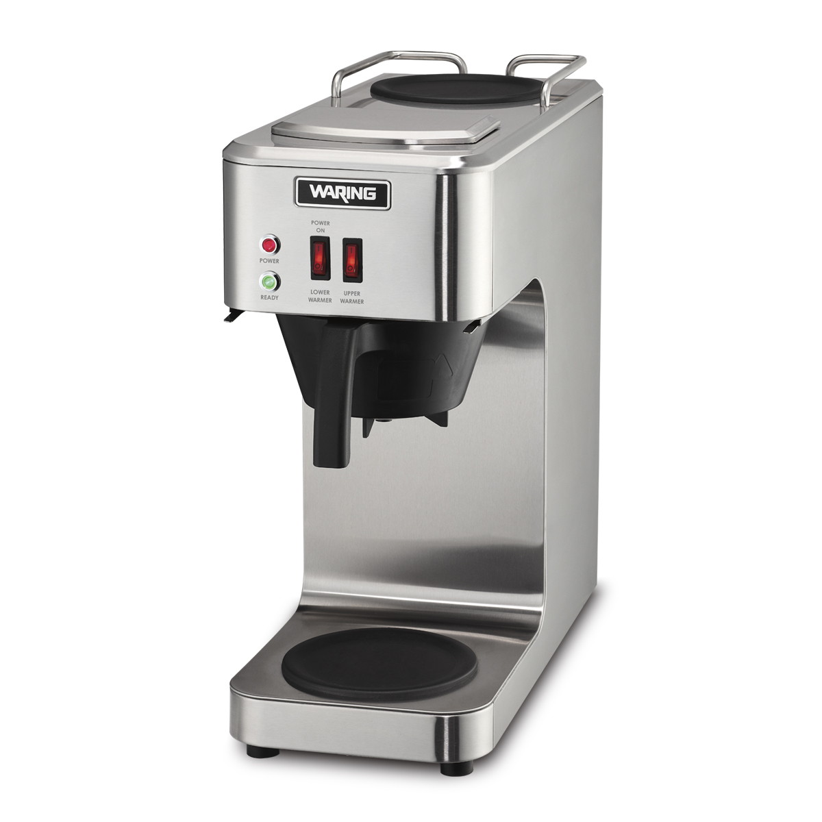 Galaxy Pourover Commercial Coffee Maker with 2 Warmers and Toggle Controls  - 120V