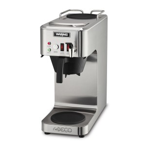 80W Stainless Steel Commercial Coffee Carafe Warmer Single Burner Electric