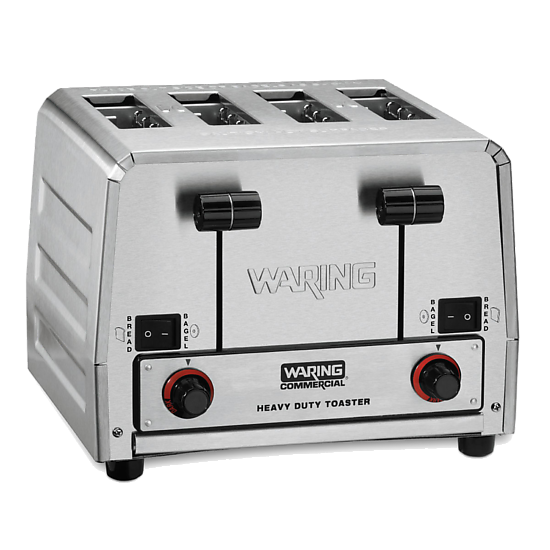 Bread Toaster Heavy-Duty Switchable Bread and Bagel 6-Slice Commercial Toaster 