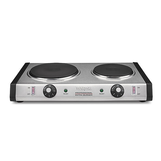 Waring Commercial Cast-Iron Double Burner