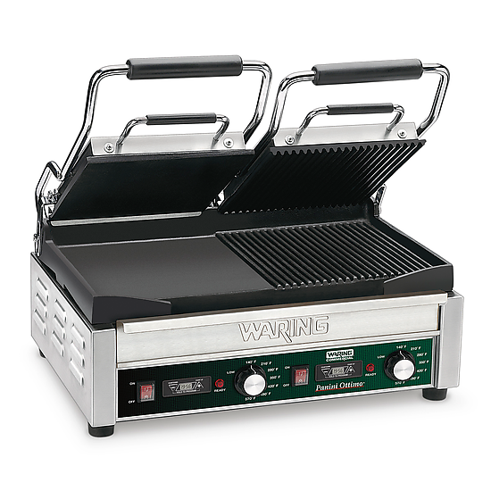 Waring Commercial - Double Italian-Style Panini/Flat Grill with Timer - 240T