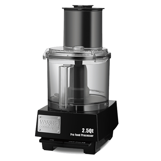 Waring Commercial 2.5 qt Food Processor With Polycarbonate Bowl - 14 1/4L  x 10 3/4W x 18 1/2H