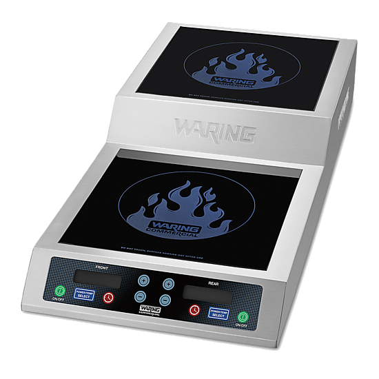 Waring Commercial Step Up Double Induction Range