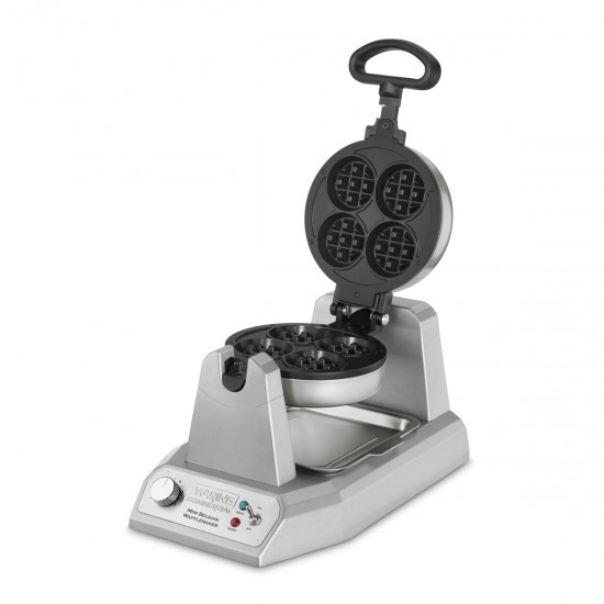 rotating mini belgian waffle maker