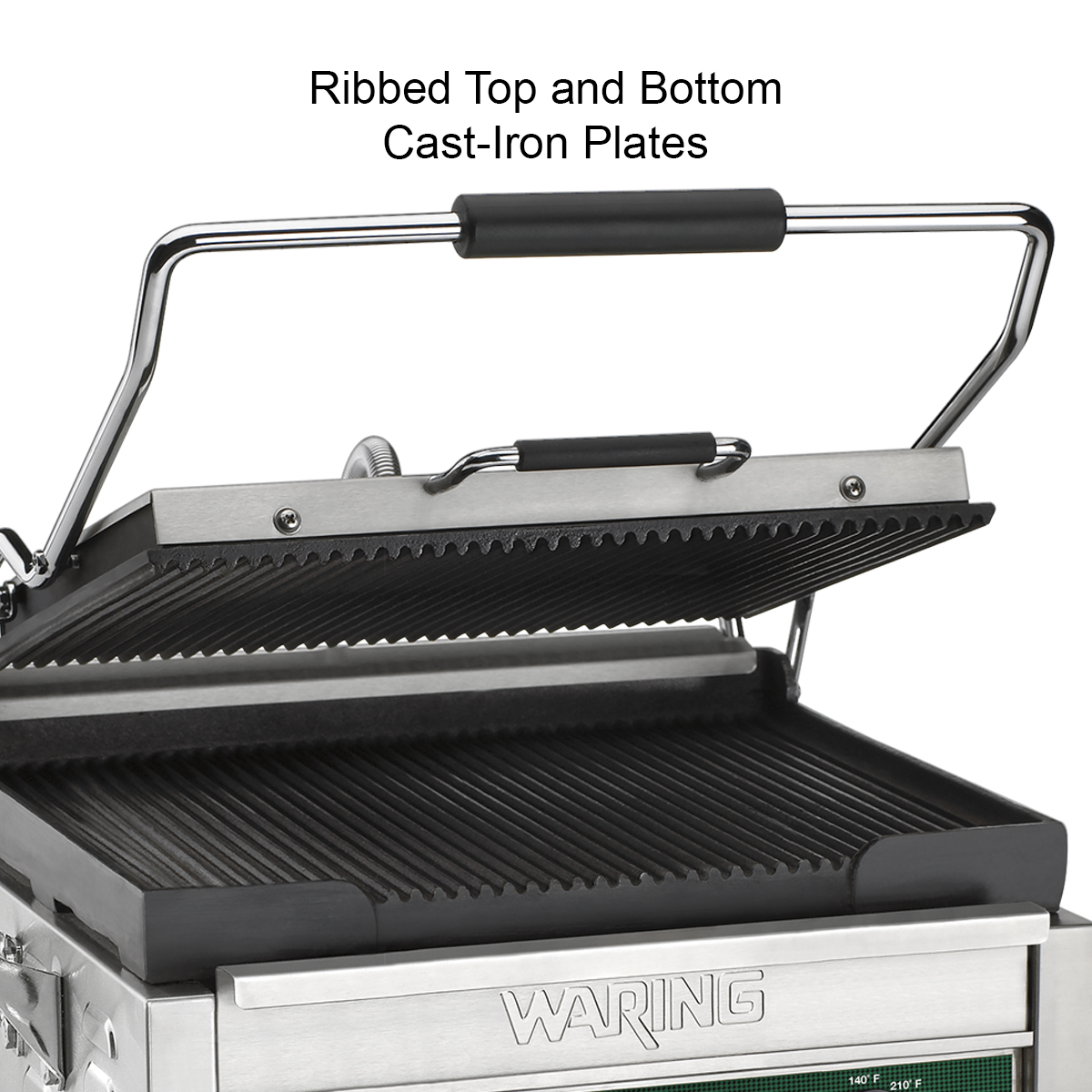 Waring Commercial Compact Italian-Style Panini Grill – 120V