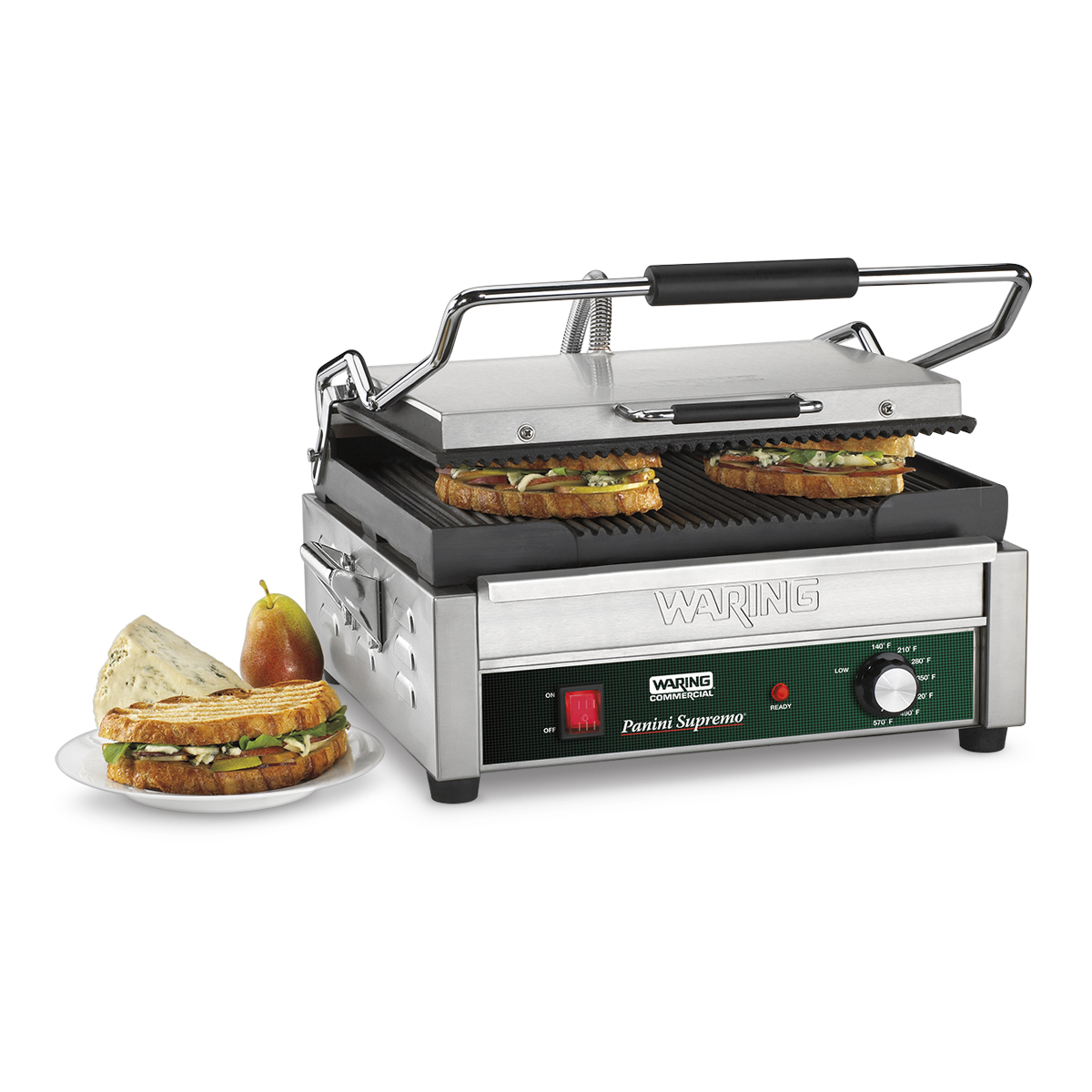 Waring WPG250B Commercial Large Italian Style Panini Grill 208V 1 Year Warranty 