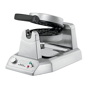 Black & Decker - Rotary Belgian Waffle Maker - Silver