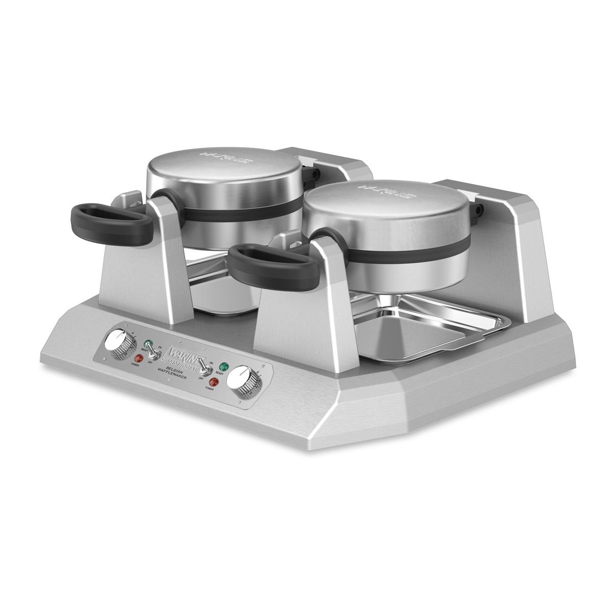 Side-By-Side Single Belgian Waffle Maker – 120V 2400W