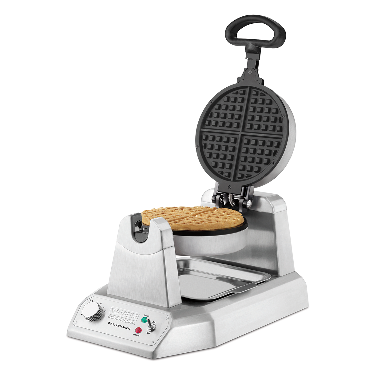 Waring WMB400X Mini Belgian Waffle Maker - 120V, 1200W